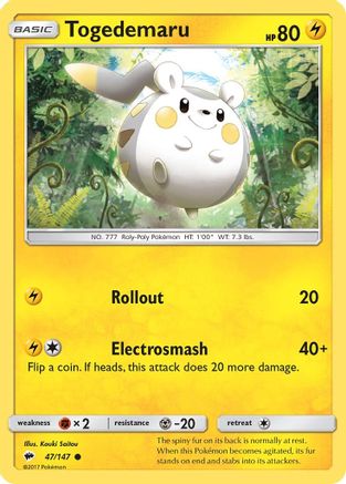 Togedemaru 047/147 - Common