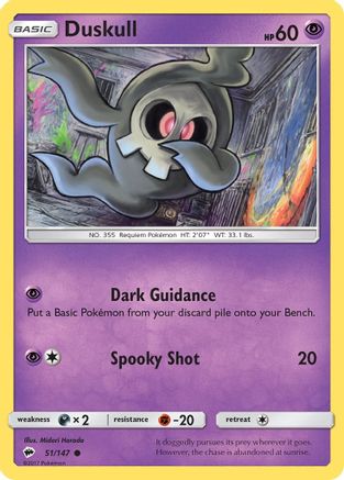 Duskull 051/147/147 - Common