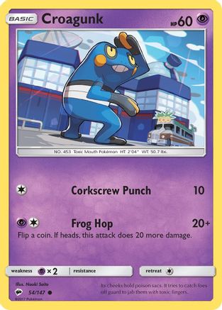 Croagunk 054/147/147 - Common