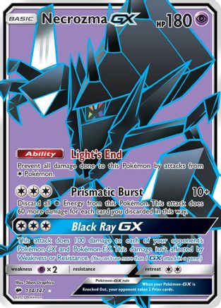 Necrozma GX (Full Art) 134/147/147 - Ultra Rare - Holofoil