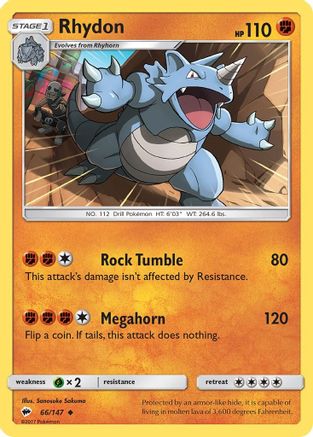 Rhydon 066/147/147 - Uncommon