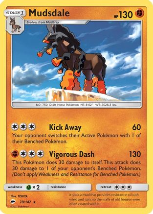 Mudsdale 078/147/147 - Rare