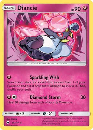 Diancie 094/147/147 - Holo Rare - Holofoil