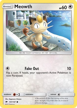 Meowth 101/147/147 - Common