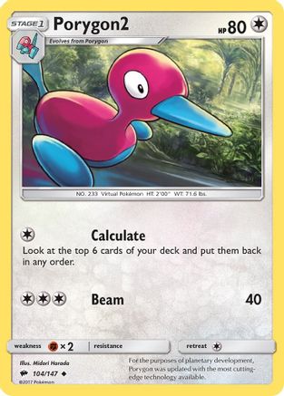 Porygon2 104/147/147 - Uncommon