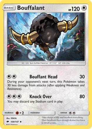 Bouffalant 108/147/147 - Uncommon