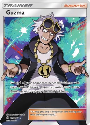 Guzma (Full Art) 143/147/147 - Ultra Rare - Holofoil