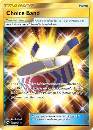 Choice Band (Secret) 162/147/147 - Secret Rare - Holofoil