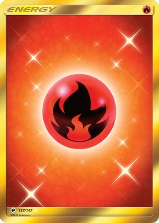 Fire Energy (Secret) 167/147/147 - Secret Rare - Holofoil