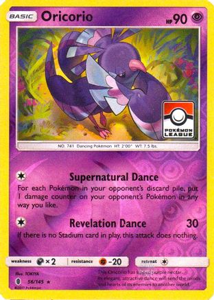 Oricorio 056/145 - Promo - Reverse Holofoil