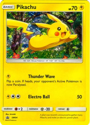 Pikachu SM04 - Promo - Holofoil
