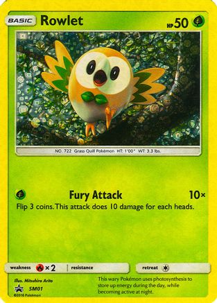 Rowlet SM01 - Promo - Holofoil