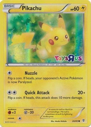 Pikachu 026/83 - Promo - Holofoil
