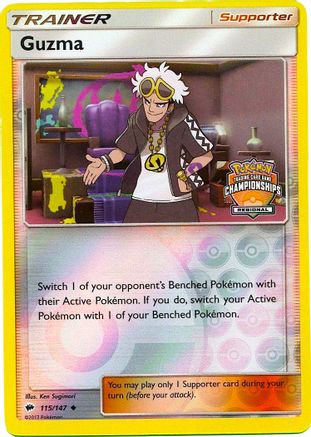 Guzma 115/147 - Promo - Reverse Holofoil