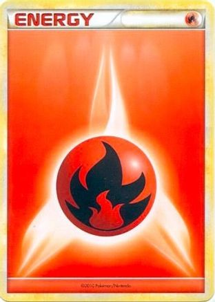 Fire Energy (2010 Unnumbered HGSS Style Non - Promo