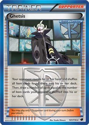 Ghetsis 101/116 - Rare