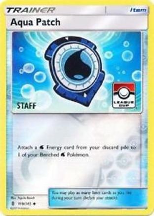 Aqua Patch 119/145 - Promo - Reverse Holofoil