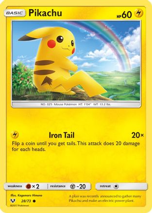 Pikachu 028/73/73 - Common