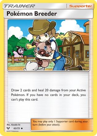 Pokemon Breeder 063/73/73 - Uncommon