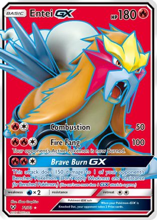 Entei GX (Full Art) 071/73/73 - Ultra Rare - Holofoil