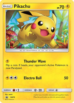 Pikachu SM76/248 - Promo - Holofoil