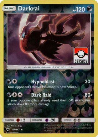 Darkrai 087/147 - Promo - Reverse Holofoil