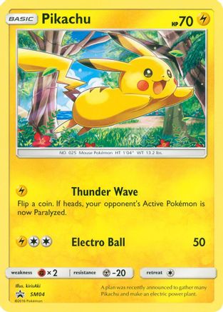 Pikachu SM04 - Promo