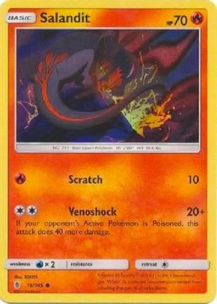 Salandit 015/145 - Promo - Holofoil