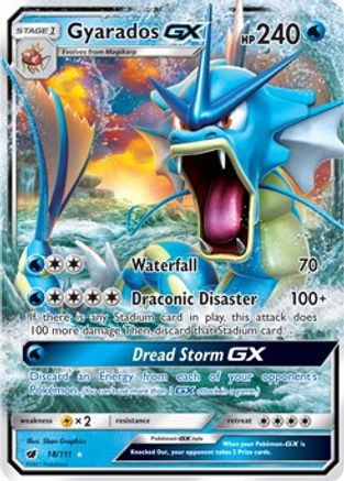Gyarados GX 018/111/111 - Ultra Rare - Holofoil