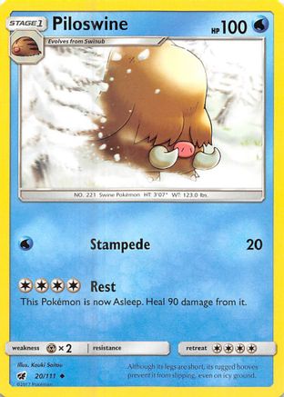 Piloswine 020/111/111 - Uncommon