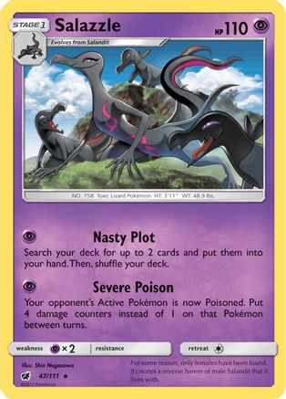 Salazzle 047/111/111 - Holo Rare - Holofoil
