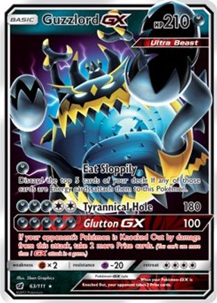 Guzzlord GX 063/111/111 - Ultra Rare - Holofoil