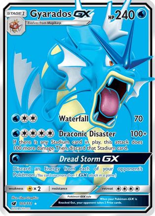 Gyarados GX (Full Art) 101/111/111 - Ultra Rare - Holofoil