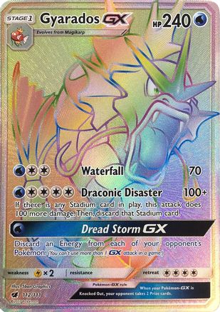 Gyarados GX (Secret) 112/111 - Secret Rare - Holofoil