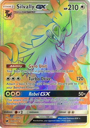 Silvally GX (Secret) 119/111 - Secret Rare - Holofoil