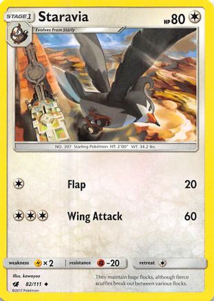 Staravia 082/111 - Uncommon
