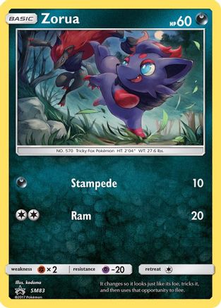 Zorua SM83/248 - Promo - Holofoil