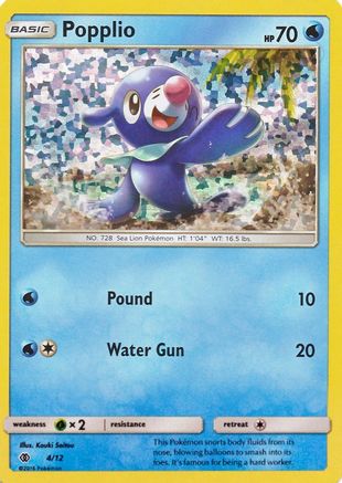 Popplio 004/12/12 - Promo - Holofoil