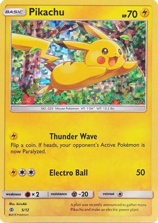 Pikachu 005/12/12 - Promo - Holofoil