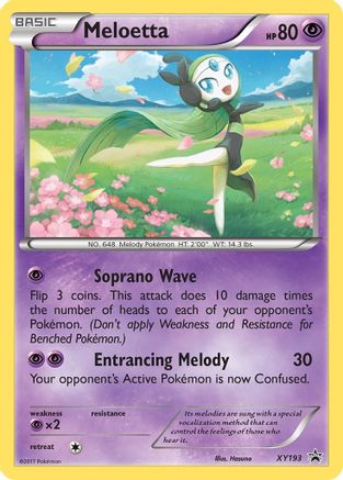 Meloetta XY193/211 - Promo - Holofoil