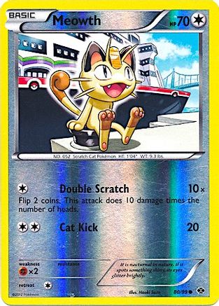 Meowth 080/99 - Promo - Reverse Holofoil
