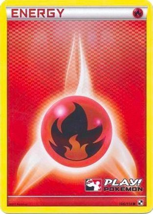 Fire Energy 106/114 - Promo - Holofoil