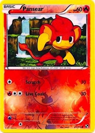 Pansear 021/114 - Promo - Reverse Holofoil