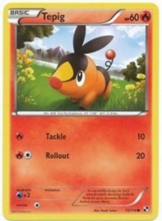 Tepig 15/114 (Cosmos Holo) 015/114 - Promo - Holofoil