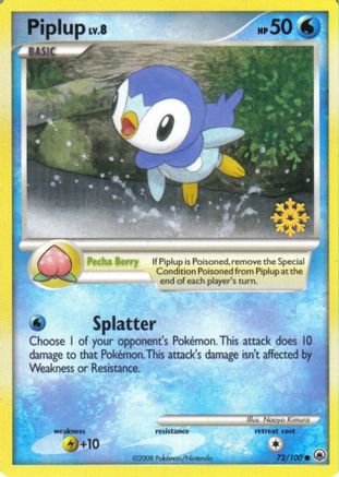 Piplup 072/100 - Promo