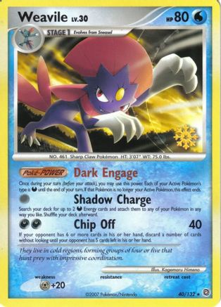 Weavile 040/132 - Promo