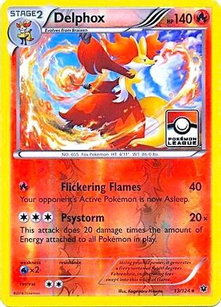 Delphox 013/124 - Promo - Reverse Holofoil