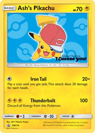 Ash's Pikachu SM114/248 - Promo