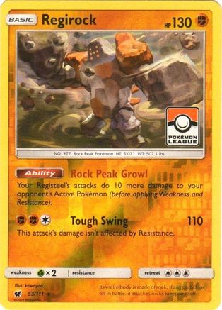 Regirock 053/111 - Promo - Reverse Holofoil