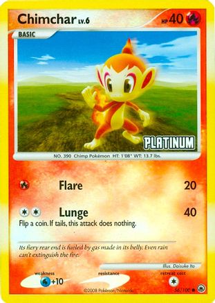 Chimchar 056/100 - Promo - Reverse Holofoil
